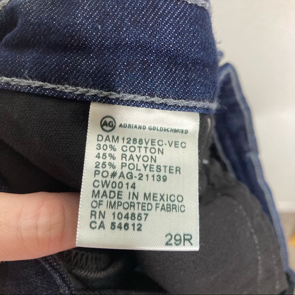 AG THE LEGGING Super Skinny Ankle Jeans Dark NWT - Picture 9 of 9